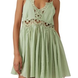 Free people embroidery dress,  like new